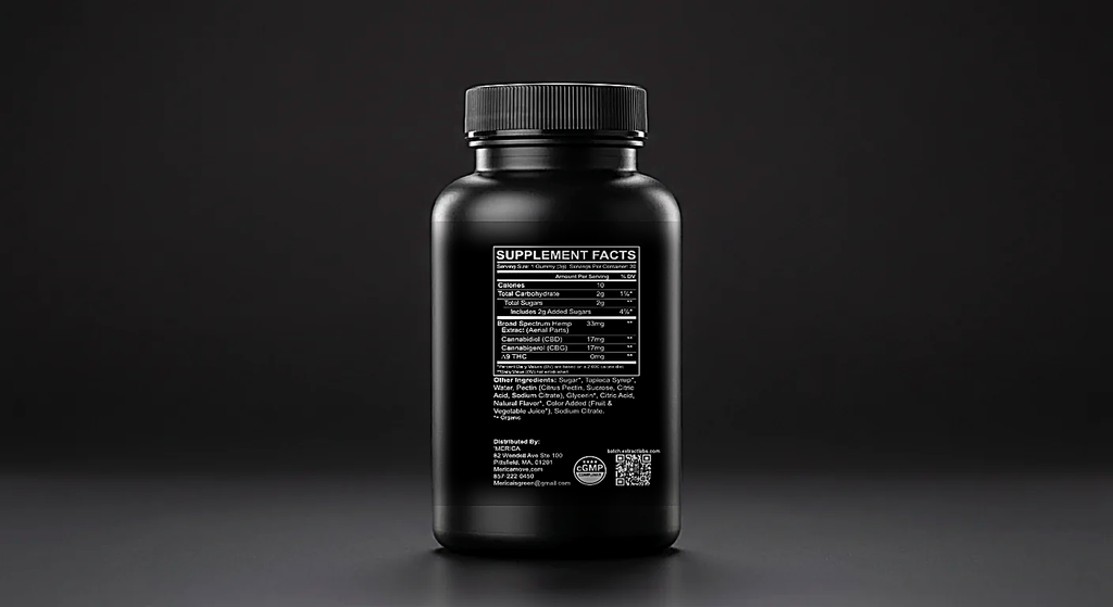 'MERICA Wellness CBG Gummies — Cognitive Support, Pink Lemonade