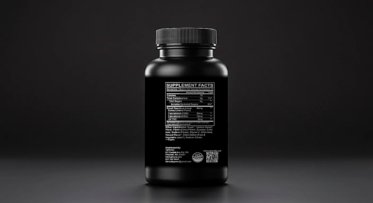 'MERICA Wellness CBN Sleep Gummies — PM Formula, Elderberry