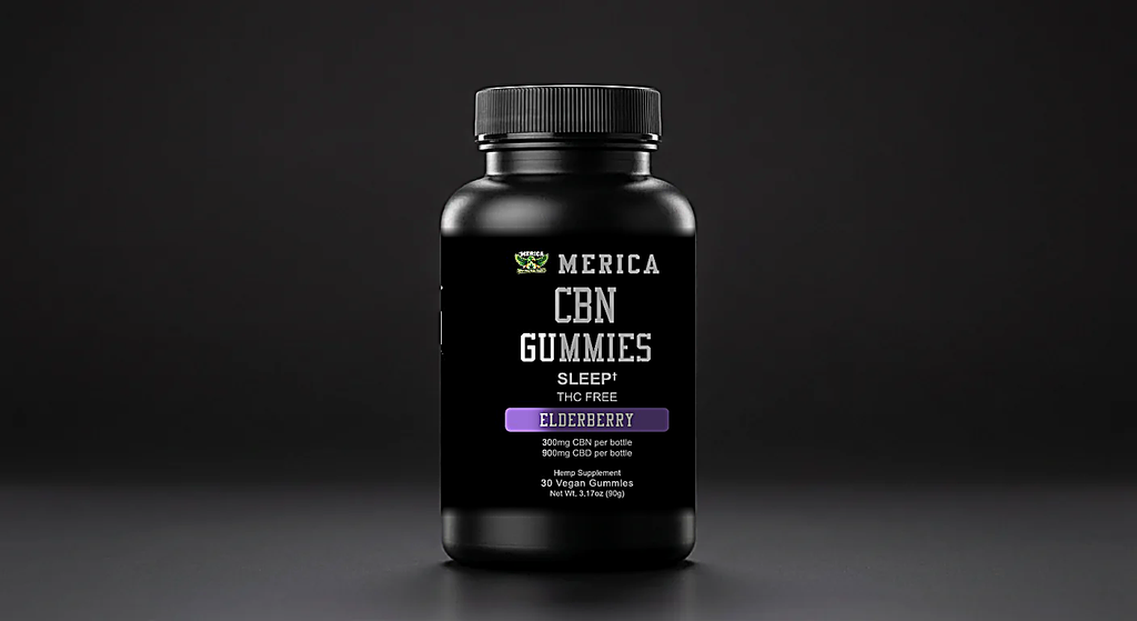 'MERICA Wellness CBN Sleep Gummies — PM Formula, Elderberry