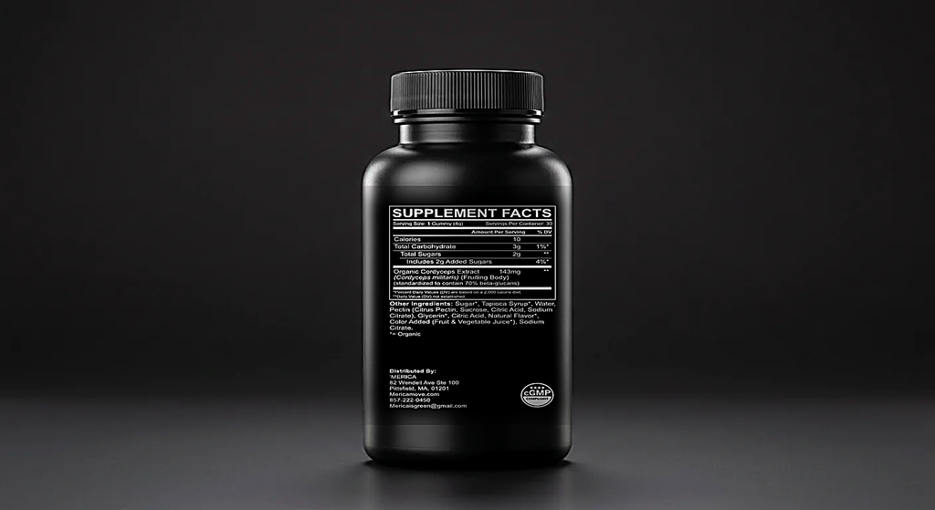 'MERICA Cordyceps Gummies — Recovery