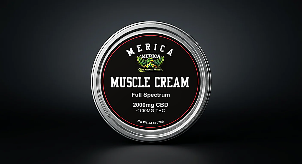 'MERICA Wellness CBD Muscle Cream — Full Spectrum