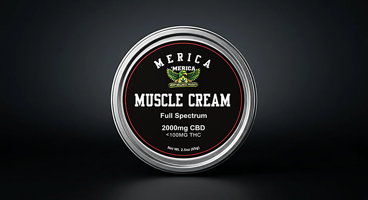 'MERICA Wellness CBD Muscle Cream — Full Spectrum