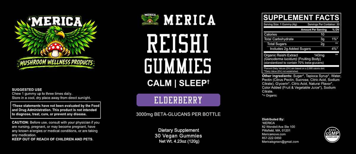 'MERICA Reishi Gummies — Sleep