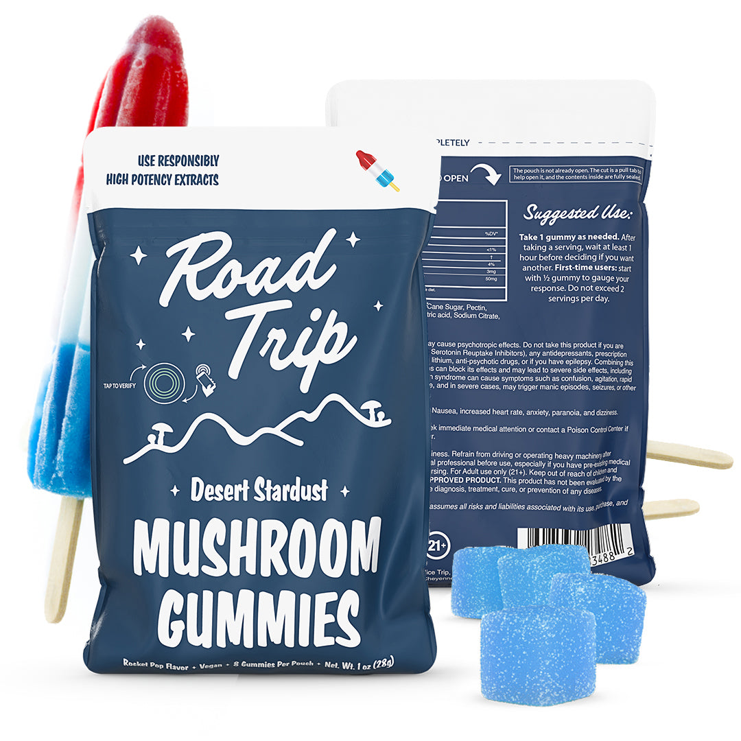 Desert Stardust Mushroom Gummies - 8pk - Rocket Pop