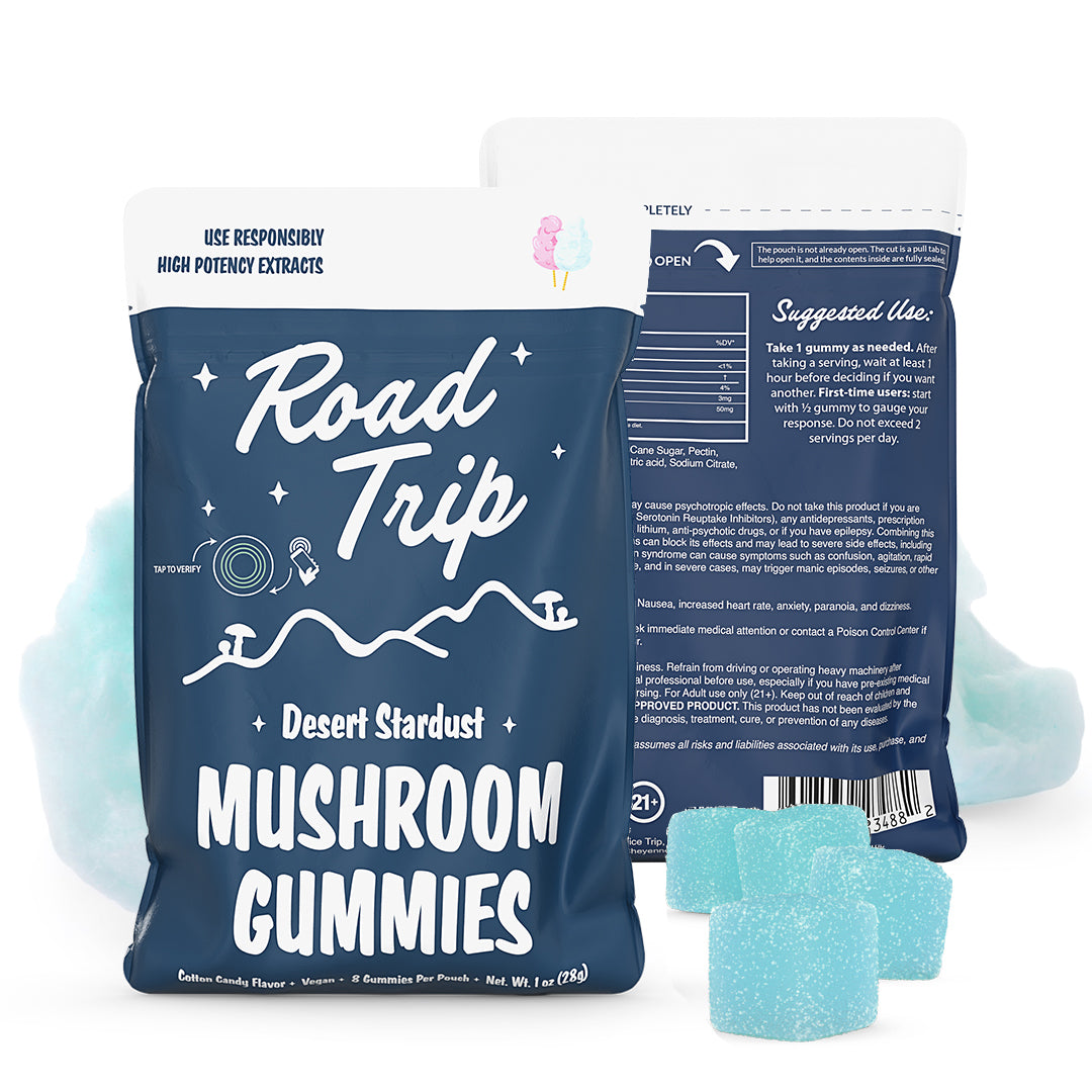 Desert Stardust Mushroom Gummies - 8pk - Cotton Candy