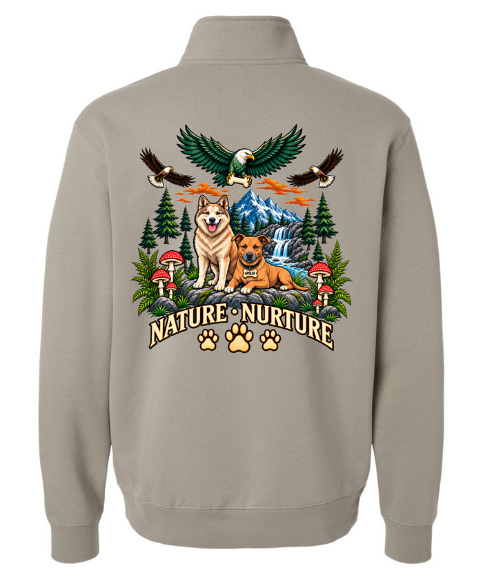 Nature/Nurture Midweight Quarter-Zip Pullover (Color: Light Cement)