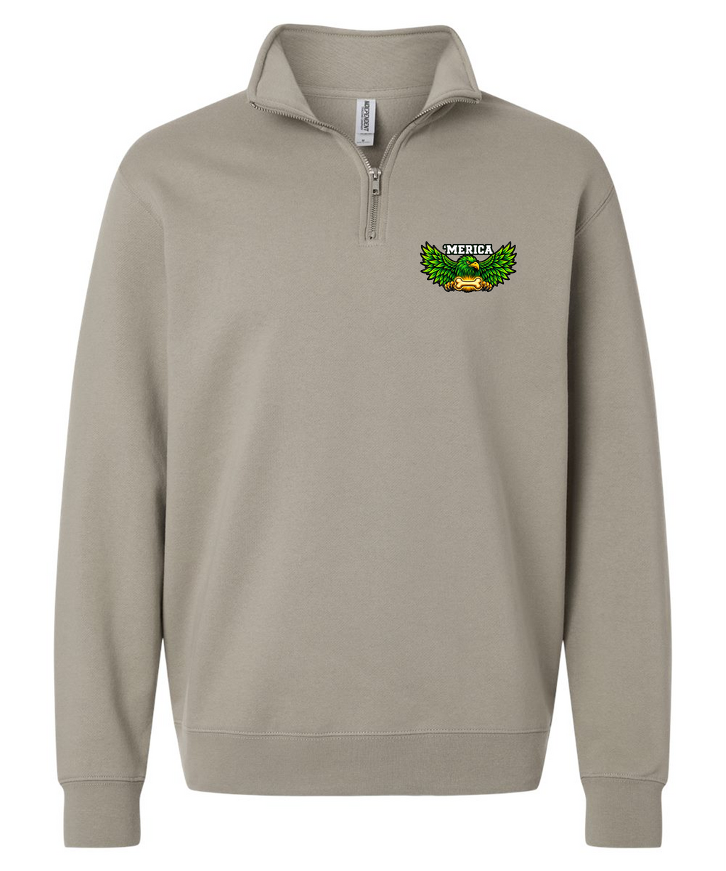 Nature/Nurture Midweight Quarter-Zip Pullover (Color: Light Cement)