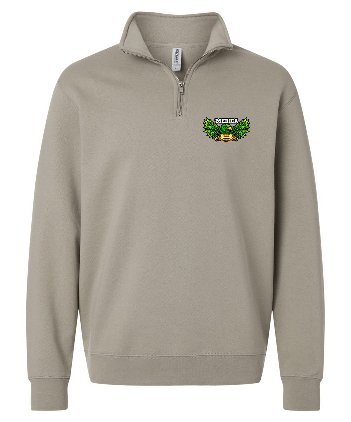 Nature/Nurture Midweight Quarter-Zip Pullover (Color: Light Cement)