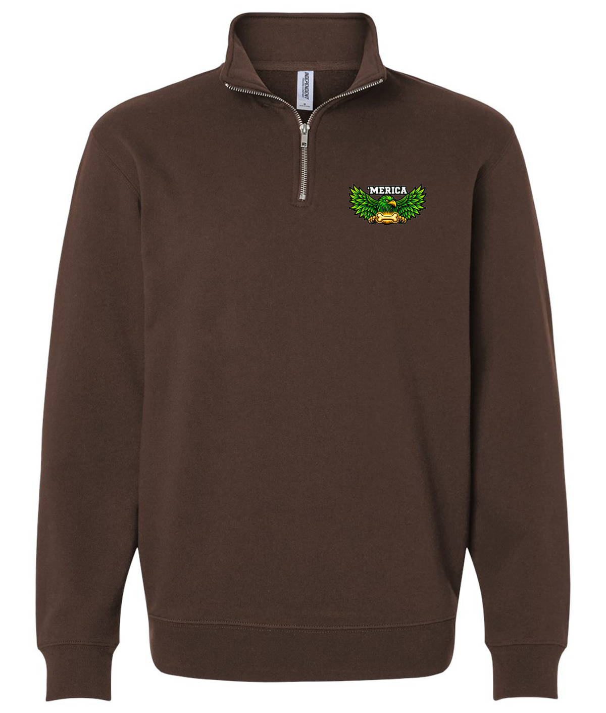 Nature/Nurture Midweight Quarter-Zip Pullover (Color: Brown)