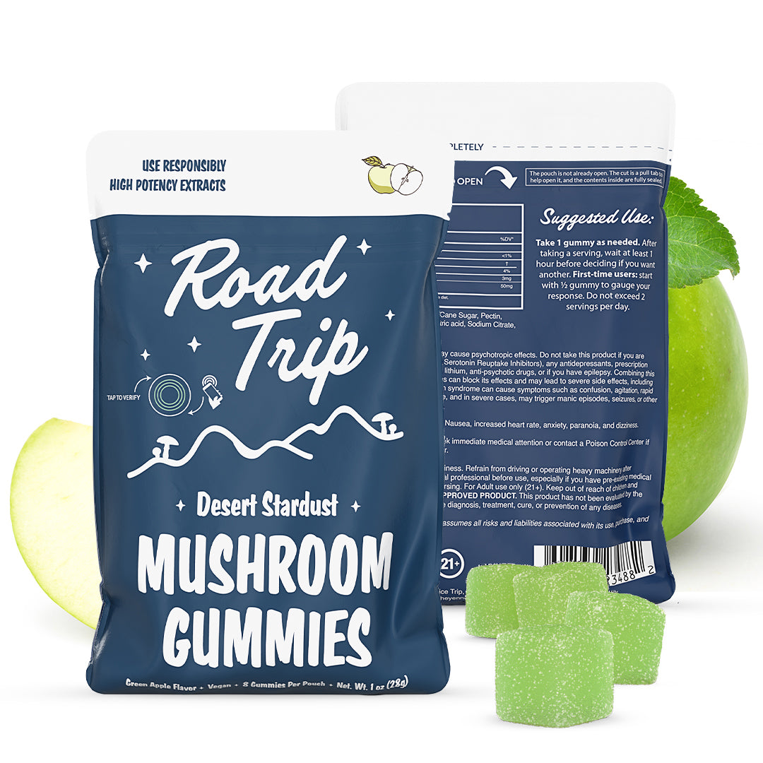 Desert Stardust Mushroom Gummies - 8pk - Green Apple